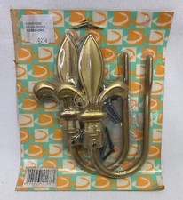 Embrasse reggi tende in metallo colore oro 13x8 cm cod. 0256 fai da te arredo