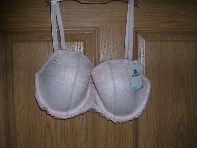 B' TEMPTED BY WACOAL - LACE CONTOUR BRA - SIZE 34DDD - BLUSH COLOR - NWT!!