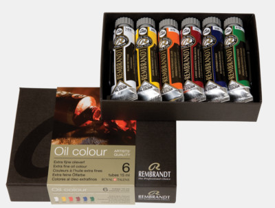Rembrandt Ölfarben Starter-Set | 6 x 15 ml
