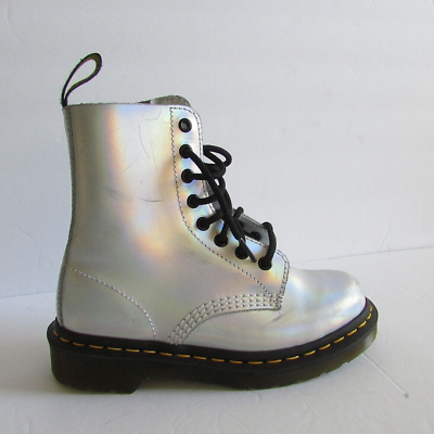 Martens 1460 Pascal Chroma Metallic Leather Boots Martens Metallic