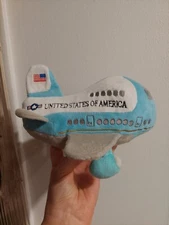 Daron Travel Plush Airforce One Plane Stuffed Toy Airplane United States America