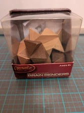 NOS Artisan Deluxe Wooden Brain Benders Excalibur  Puzzles 3 Dimensional Ages 8+