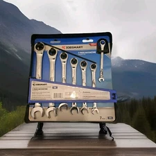 Job Smart 7 Pc. Ratcheting Wrench Set Metric 8, 10,12,13,14,17,19 mm New D/S A9