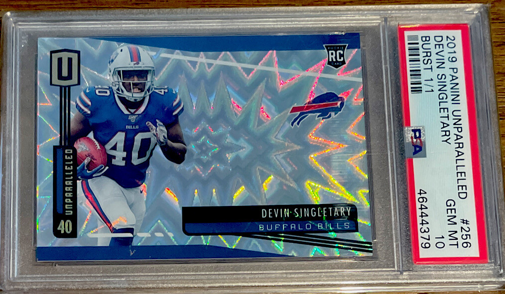 Devin Singletary Panini Unparalleled #256 Burst 1/1