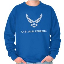 Official USAF US Air Force Military Logo Womens or Mens Crewneck Sweatshirt