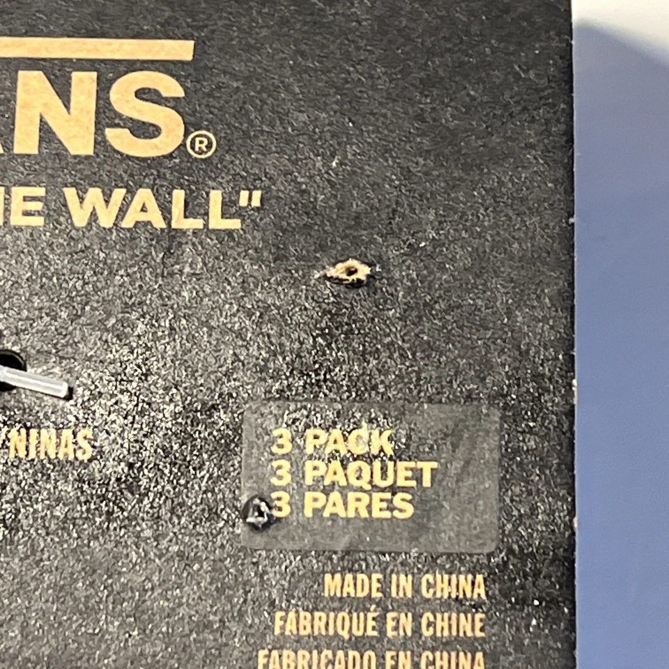 Paquete de 3 calcetines Vans para mujer 6,5-10 forro a cuadros súper no show negros grises blancos preppy Foto 4 de 4