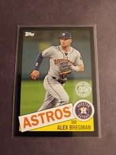2020 Topps - 1985 Topps Baseball Black #85-51 Alex Bregman /299
