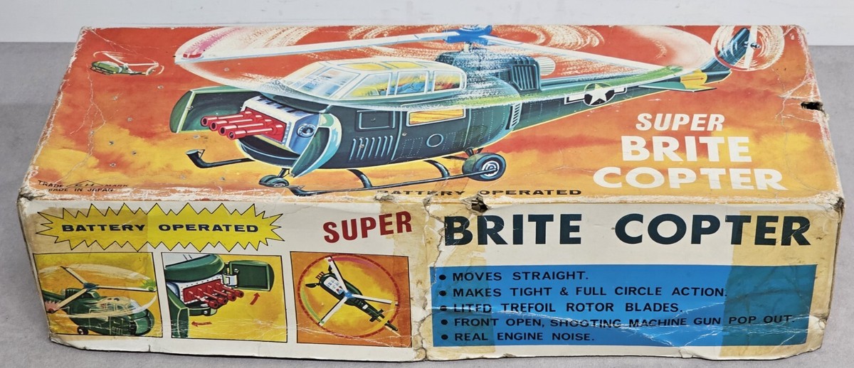 SUPER BRITE COPTER 模型　当時物　レトロ SUPER BRITE COPTER 模型 当時物 レトロ - メルカリ