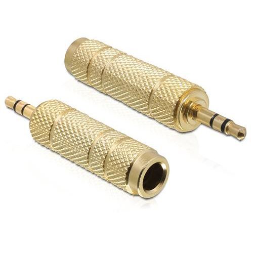 Переходник DeLock Klinke Stecker 35мм и Buchse 635 мм 65360 1890₽