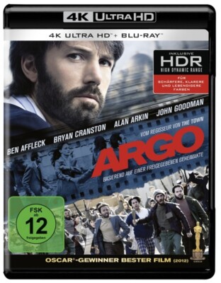 ARGO - BEN AFFLECK,BRYAN CRANSTON,JAEMIE VANEK  2 ULTRA HD BLU-RAY NEU