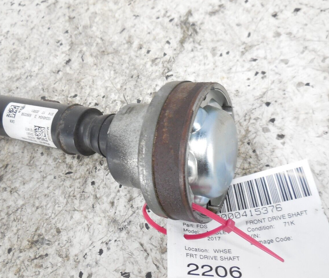 2017 17 Maserati Levante Front Drive Shaft OEM 06700319580