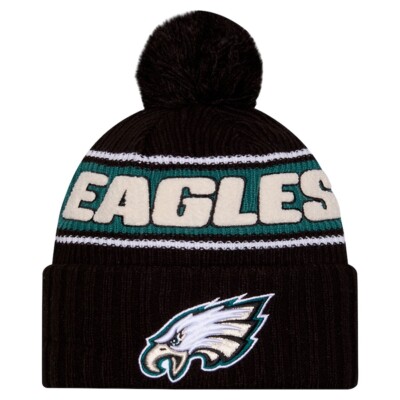 Philadelphia Eagles New Era Sideline Cuffed Knit NFL 2024 Saquon Barkley RARE