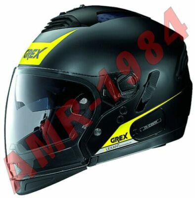 Nolan Grex G4.2 Pro Vivid N-Com Air Schwarz Matt Gelb Col 33 Größe XS