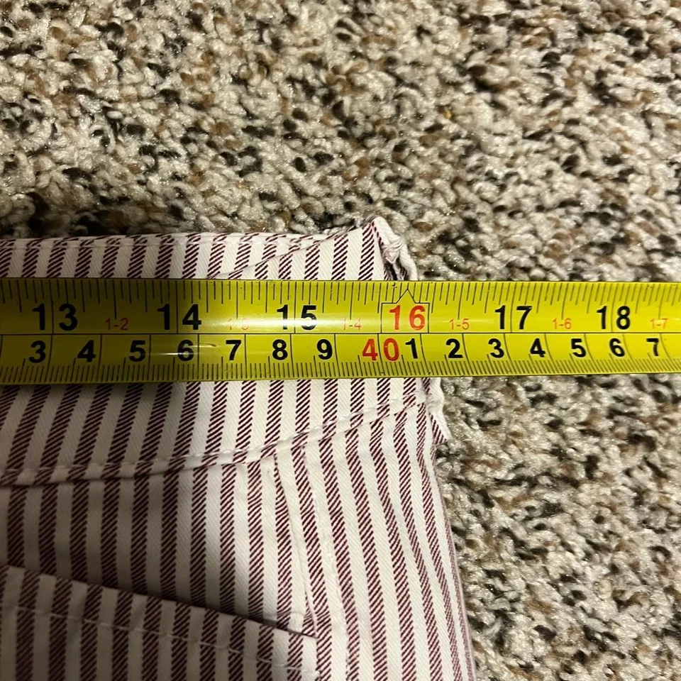 Old Navy Striped Cotton Stretch Dress Pants Professional Wear Size 10 Foto 4 de 4