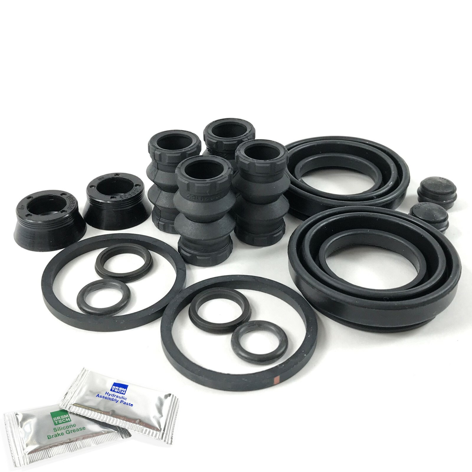 2x REAR BRAKE CALIPER REPAIR KIT SEALS FITS: PEUGEOT 3008 2009-2016 BCK3845X2L - Image 28