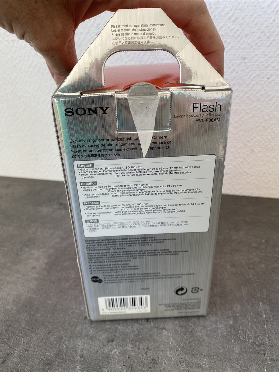 Flash Sony HVL-F36AM Ancien Modèle, Occasion, Pour Appareil Photo Sony