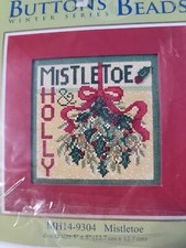 Mill Hill Buttons Beads Kit Winter Series Mistletoe MH14-9304 Christmas Holiday