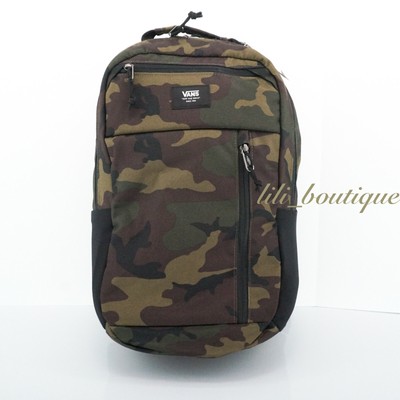 NWT New Vans Disorder Plus Backpack School Laptop Bag VN0A4MPI97I Classic  Camo | eBay