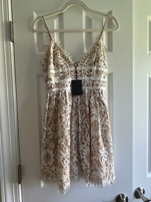 NWT NBD x Revolve White Lace Dress Size XS | eBay