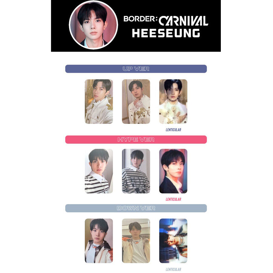 ENHYPEN HEESEUNG Official Photo card Border : Carnival ENHYPEN HEESEUNG Official Photo card Border : Carnival