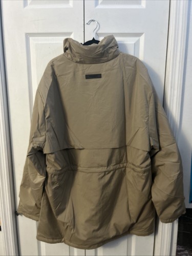 New with tags Fear Of God Essentials Men's Storm Jacket Oat Beige Color, size L. - Picture 2 of 8