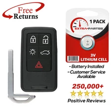 Remote Keyless Entry Car Key Fob Replacement For Volvo 5b (KR55WK49264)
