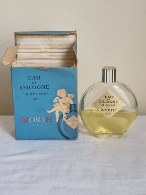 WORTH PARIS Eau de cologne je reviens 90 Large 4oz approx 120ml | eBay