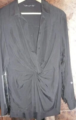 Tunique noire ZARA - Photo 1/2