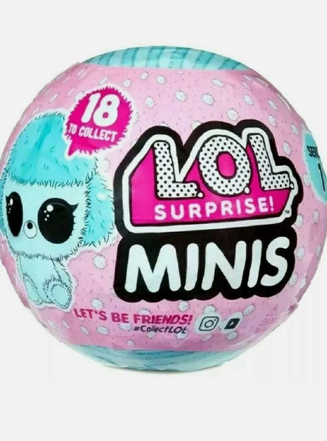 Dolls LOL Surprise Minis Ball Tiny Fuzzy Pet for Tots Series 13 and 14 for sale online