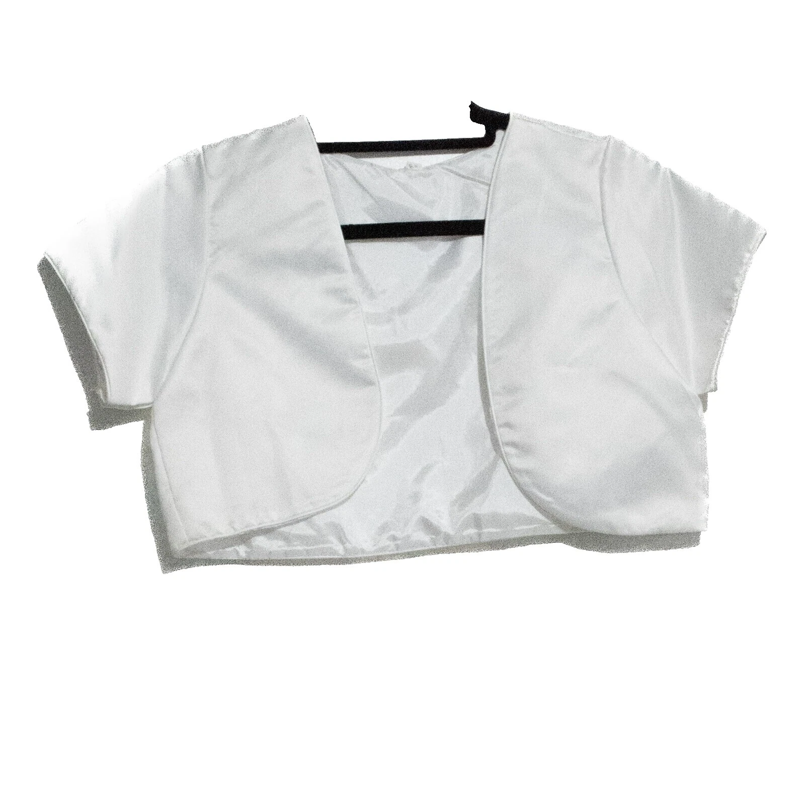 White Short Sleeve Sweaters for Girls