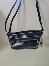 Relic Womens Crossbody Black Pebble Leather B...