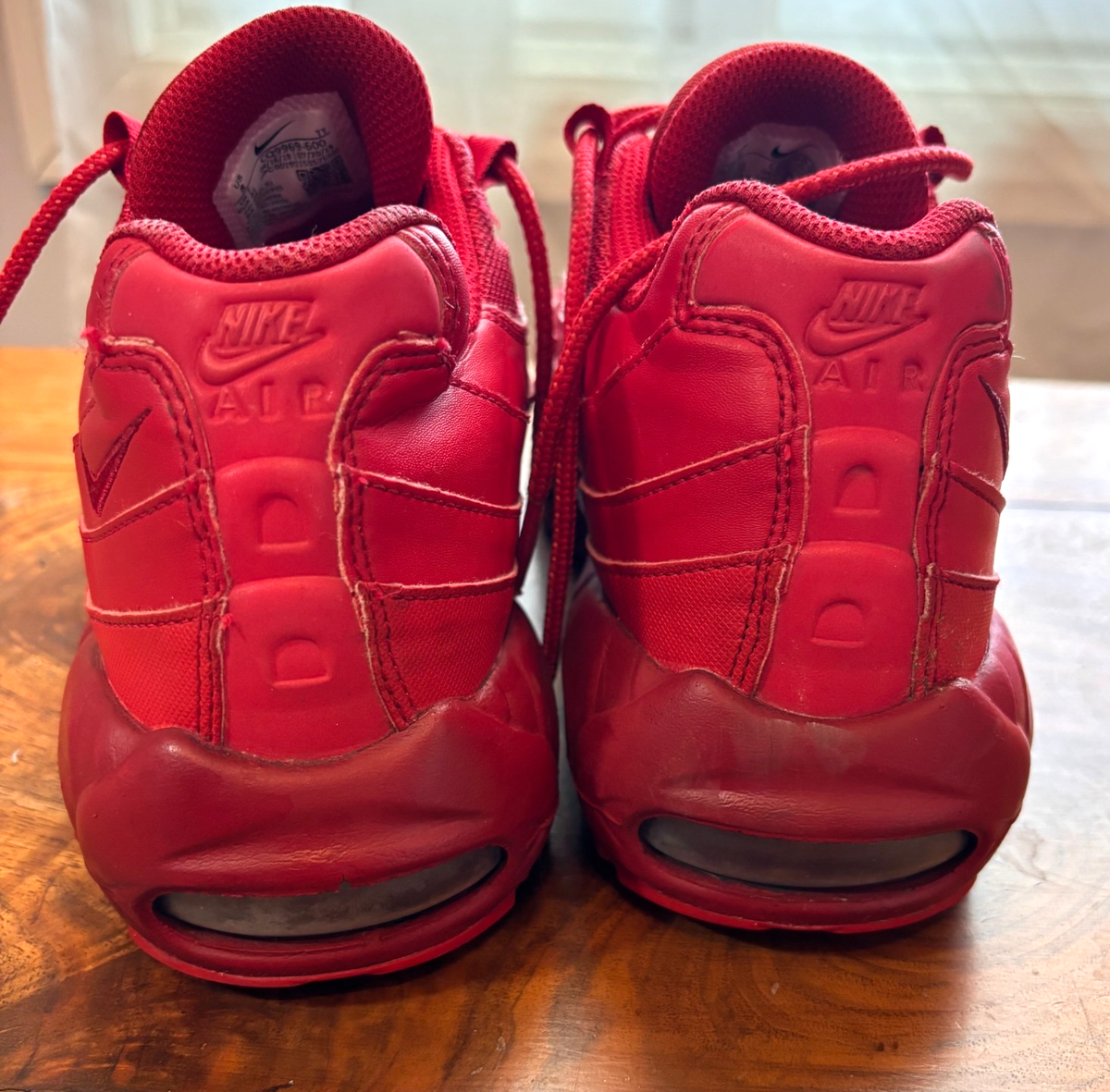 Nike Air Max 95 Triple Varsity Red 2020 Mens Sz 8 CQ9969-600 Nike Mens Air Max 95 Shoes Sneakers Varsity Red Triple Red  main image 2