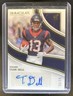 2023 Panini Immaculate Tank Dell Rookie RC Auto #/99 Texans