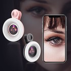 Fixation Smartphone LED Lumière de Remplissage avec Objectif Macro 15X pour Pho