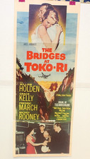 ORIGINAL MOVIE BRIDGES AT TOKO-RI insert 1954 Grace Kelly, William Holden, Korea