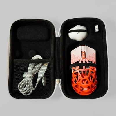 WLMOUSE Beast X 8K Fabulous Beasts Limited Gift Box Gaming Mouse White Red Used