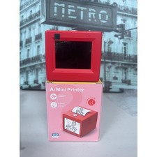 AI Mini Printer, Inkless Portable Printer wit...
