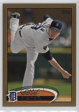 2012 Topps Gold 1103/2012 Doug Fister #201 3v8