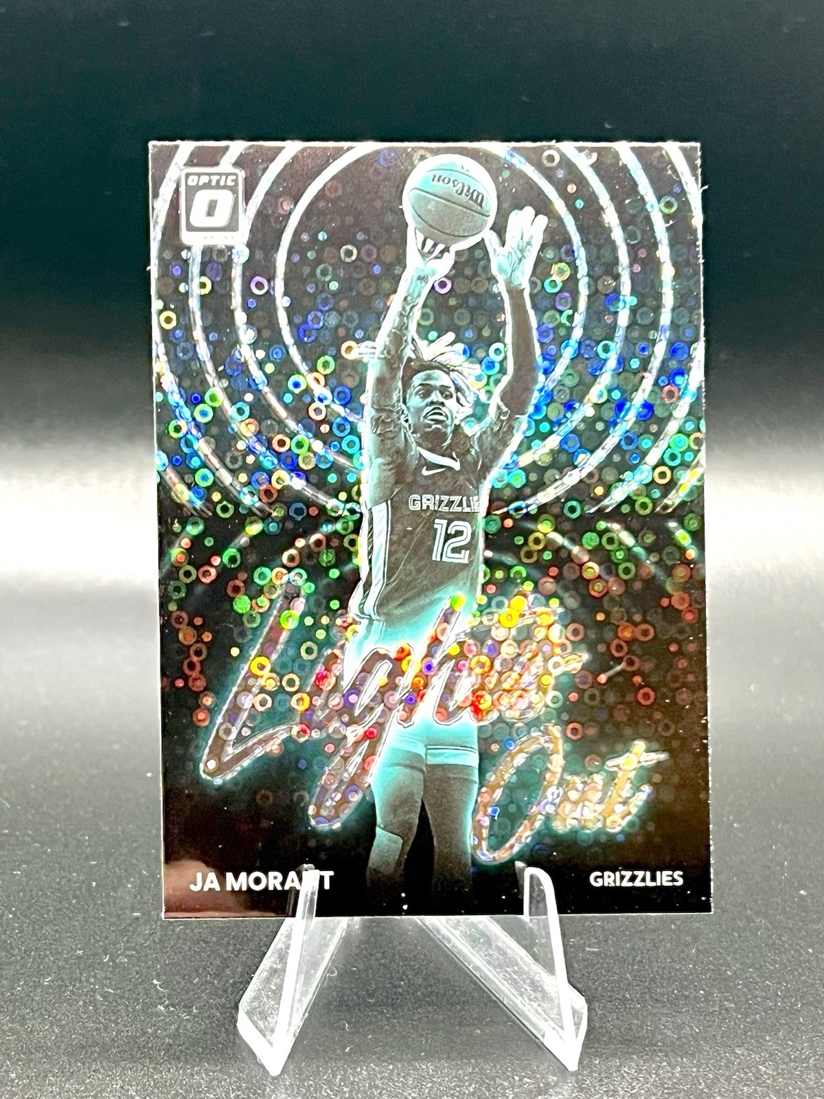 2022-23 Panini Donruss Optic Lights Out Fast Break Holo Prizm Ja Morant #2