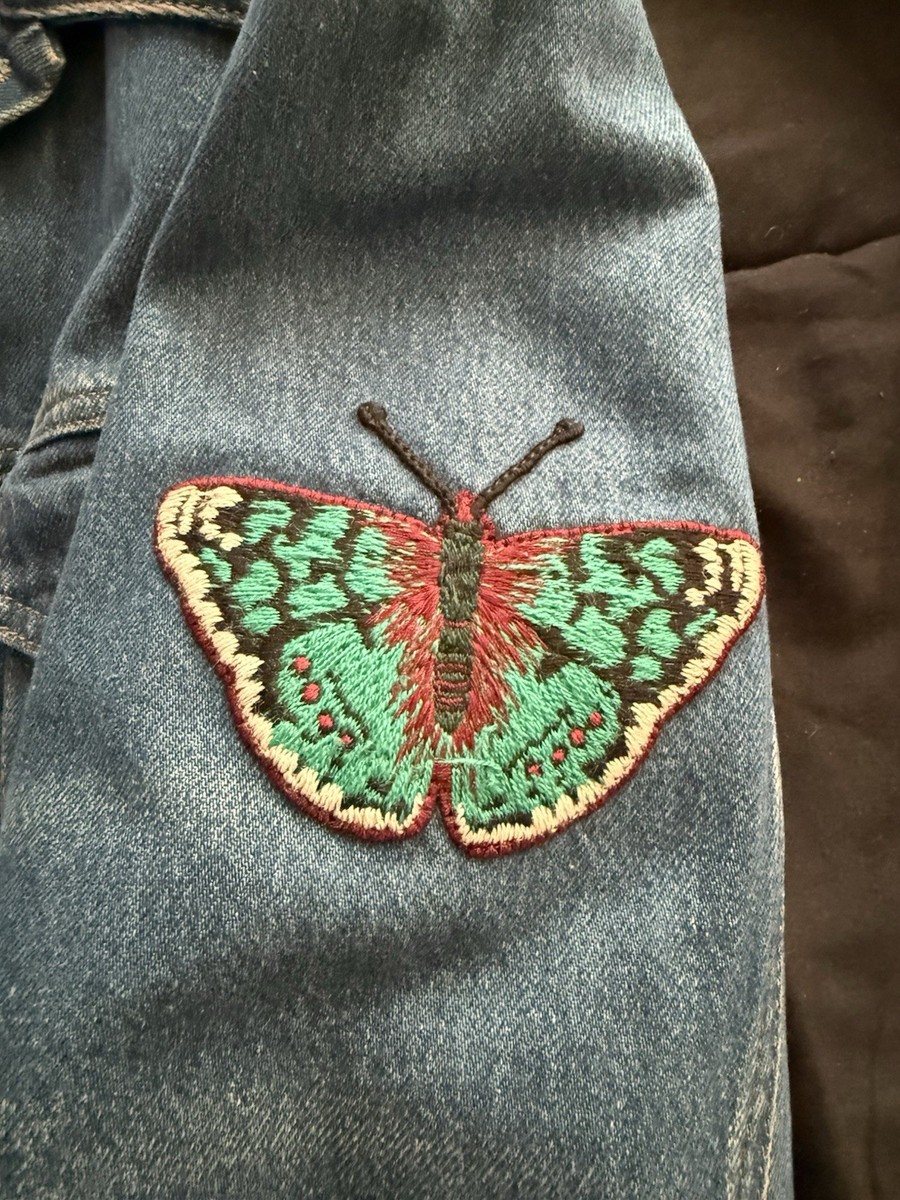 Gucci Tiger Embroidery Denim Jacket | eBay