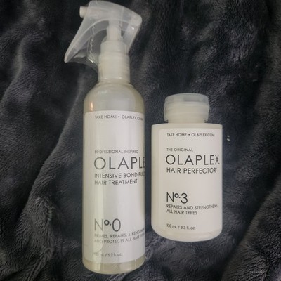 Olaplex No. 0 Intensive Bond Therapy 5.2oz & No. 3 Hair Perfector 3.3 oz Full Sz