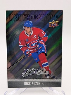   2024-25 Upper Deck MVP - Under the Scope Nick Suzuki #US-6; Canadiens