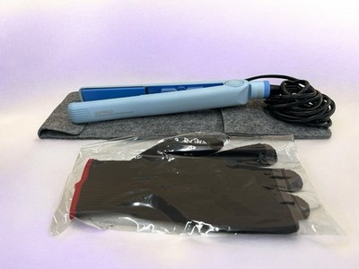 Izutech BTX 450 Titanium Flat Iron Pro  1'' Baby Blue Color WORKS!