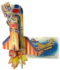 1992 McDonald's Young Astronauts SPACE SHUTTLE Happy Meal Toy Complete