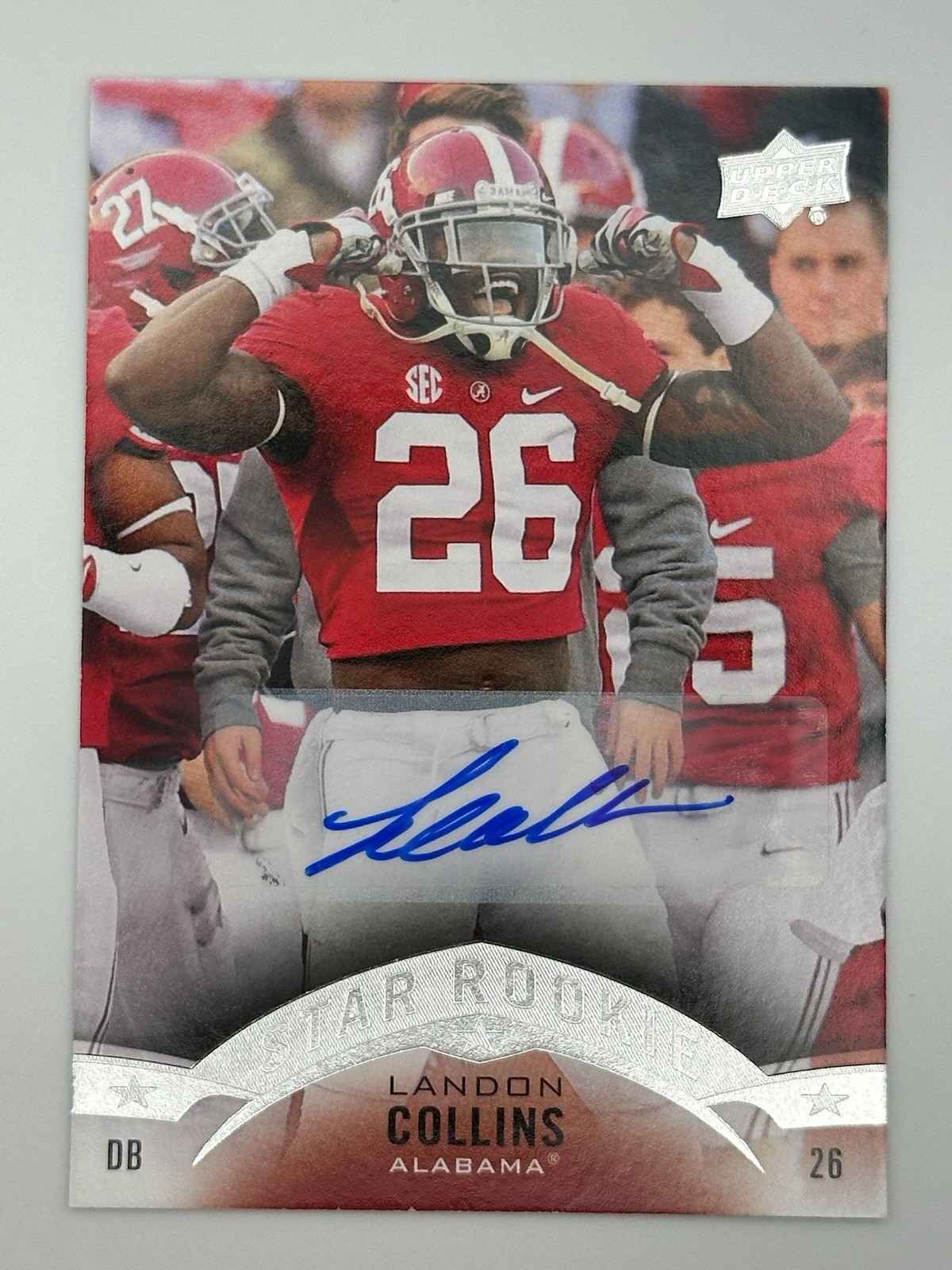Landon Collins Upper Deck #51 Autograph