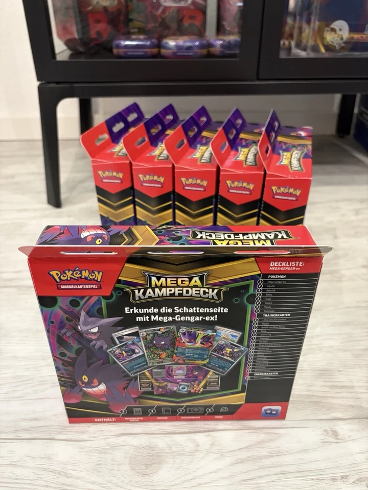 *NEU* Pokémon MEGA Kampfdeck (Alpollo, Mega-Gengar ex), Deutsch - Bild 2 von 2