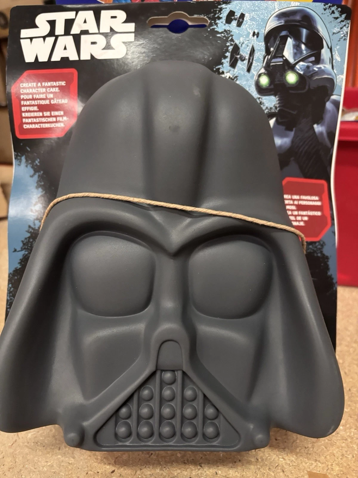 New Disney Star Wars Darth Vader Helmet Silicone Mold Birthday Cake Mold