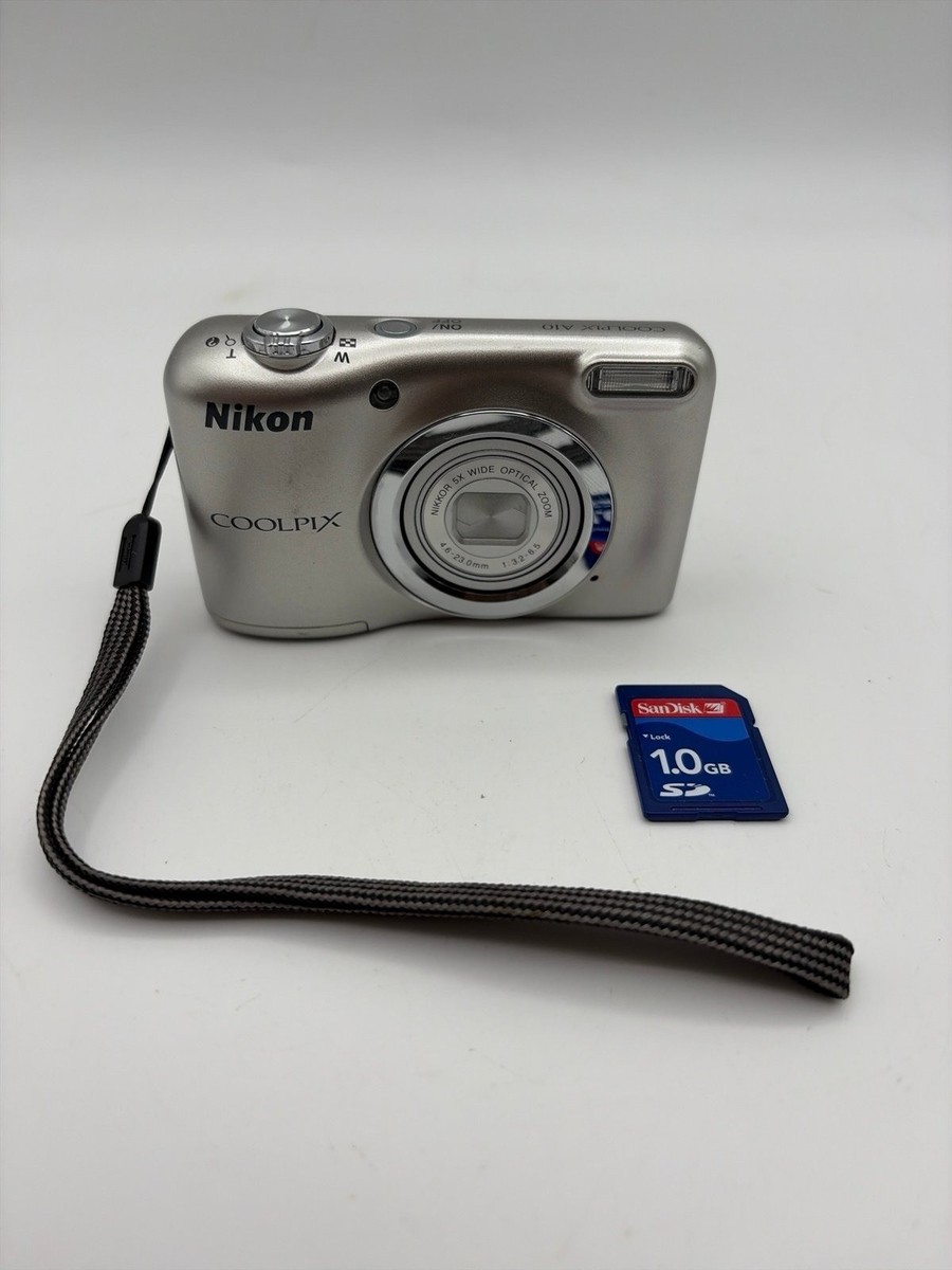 カメラ Nikon COOLPIX A10 シルバー 箱付 動作品