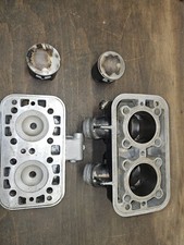 Yamaha TZ 350 Zylinder Kolben Zylinderkopf Gebaucht Schaden an Zylinderlaufbahn