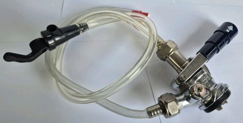 Micro Matic FT Series Keg Tap Coupler Black Lever Handle